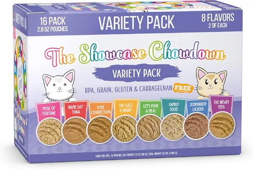 Miniatura 25 de Weruva Slide N' Serve Paté, alimento húmedo para gatos, Let's Make a Meal, cena de cordero y caballa, bolsa de 2.8 oz (80 g) (paquete de 12)