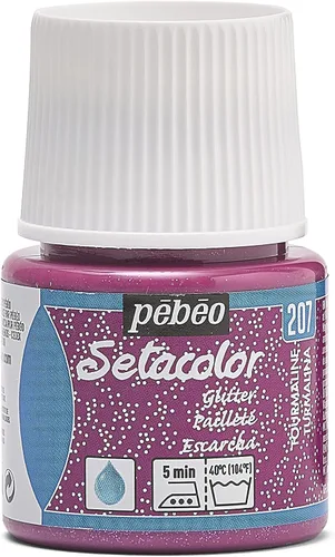 Miniatura 5 de Pebeo Setacolor - Pintura para tela (opaca, 45 ml), color dorado perla