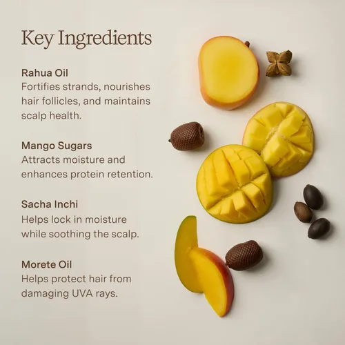 Miniatura 5 de Rahua Acondicionador de hidratación - Para cabello seco, medio a grueso, profundamente hidratante para cabello rizado, rizado y texturizado