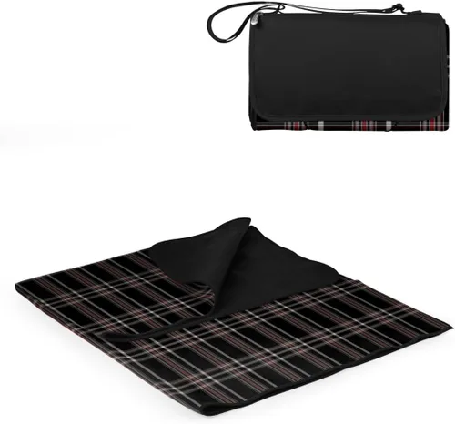 PICNIC TIME Manta de picnic al aire libre, 59 x 51 pulgadas, manta plegable de playa y campamento con forro polar suave, parte inferior resistente