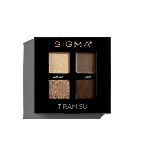 Miniatura 5 de Paleta de sombras de ojos Quad de Sigma Beauty – Sombra de ojos para maquillaje Quad con una fórmula mantecosa y suave y tonos acumulables y Tiramisu