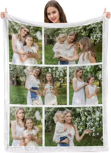 Miniatura 21 de Manta personalizada con imagen, mantas personalizadas para adultos y niños, manta de fotos personalizable, mantas personalizadas como regalo para 5