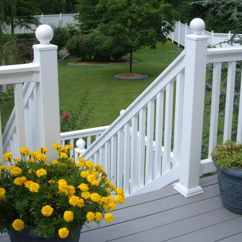 Miniatura 4 de Weatherables Tapa de poste de 5 x 5 – Cubierta de vinilo resistente a la intemperie para exteriores para una durabilidad duradera y fácil