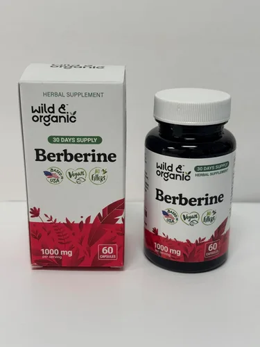 Miniatura 2 de Wild & Organic Berberina Suplemento Cápsulas 1000 mg