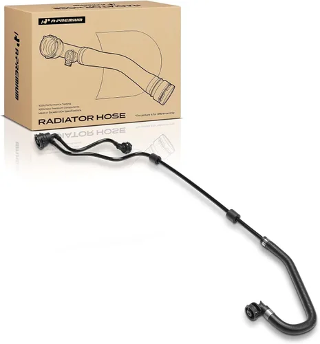 Miniatura 9 de A-Premium Enfriador derecho para depósito de expansión y manguera de refrigerante del radiador del motor compatible con Mercedes-Benz C400 2015, C43