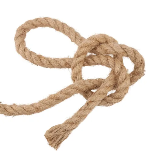 Miniatura 5 de Cuerda de yute natural de 100 pies y 1/2 pulgada de grosor, cuerda de cáñamo fuerte de 0.472 in x 98.4 ft, cuerda gruesa para jardinería