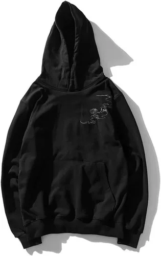 Miniatura 2 de MFCT Sudaderas con capucha bordadas de ropa de calle japonesa