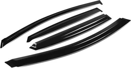 Miniatura 16 de Auto Dynasty Protectores de lluvia con cinta adhesiva compatible con Juke F15 2011-2016 4 piezas deflector de visera de ventana 12 13 14 15
