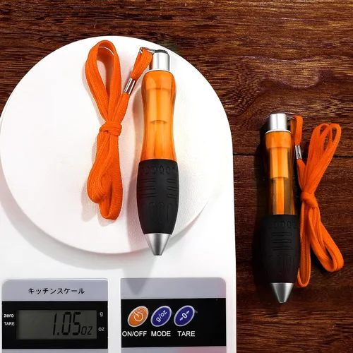Miniatura 3 de Tenare 5 bolígrafos grandes y gruesos con 10 repuestos azules extra, bolígrafo grueso para manos de artritis, bolígrafo de agarre ancho con cuerda