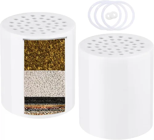 Miniatura 9 de 4 piezas Luxau 20 etapas (también se ajusta a 15, 18 etapas) Cartucho de repuesto para filtro de ducha, repuesto para filtro de cabezal de ducha