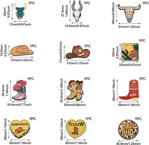 Miniatura 147 de Pandahall - Broches esmaltados de aleación con varios temas, broche de solapa, juego de pines esmaltados