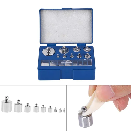 Miniatura 3 de Juego de pesas de calibración, 17pcs 211.1G 10Mg100G Gramos Prueba de precisión de joyería de báscula