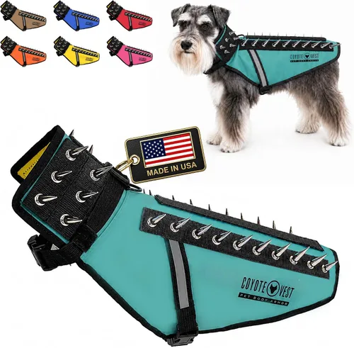 Miniatura 42 de CoyoteVest Chaleco Protector de Arnés para Perro, Accesorios Reflectantes para Perro con Picos para Proteger a tu Mascota de Ataques de Rapaces