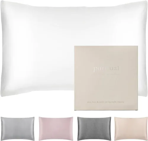 Funda de almohada de colágeno, fundas de almohada suaves de hilo de colágeno para cabello y piel, humedad superior a la funda de almohada de satén o