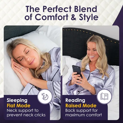 Miniatura 3 de XetraDesign Almohada de cuña de cama para espacio de cabecero de hasta 7 pulgadas, cuña triangular para espacio de cabecero, relleno de espacio