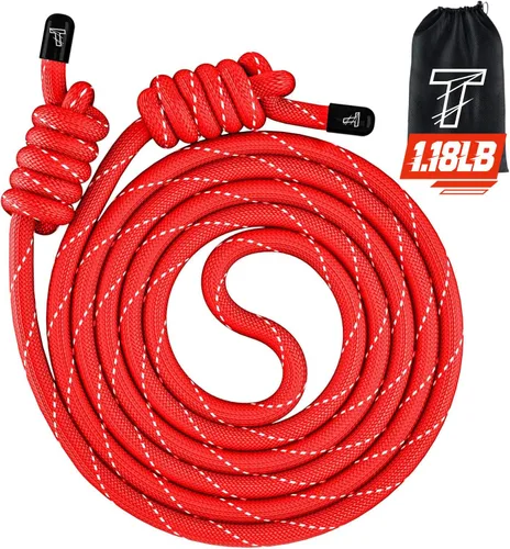 Miniatura 9 de Flow Rope Exercise Jump Rope For Fitness, Working Out, Flow with 9 Ft Adjustable Double Woven Workout Rope For Men, Women, Beginners' Training