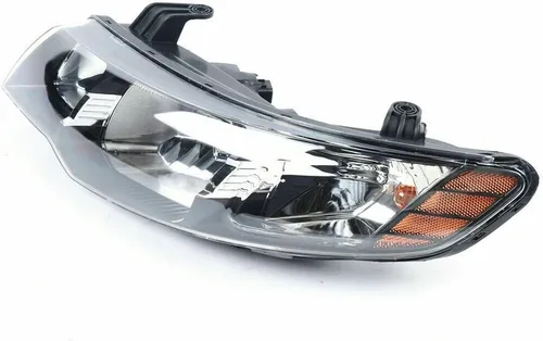 Miniatura 2 de OUKANING - Para 2010 2011 2012 2013 Kia Forte/Forte Koup halógeno faro delantero izquierdo lado conductor estilo fábrica negro carcasa ámbar lente