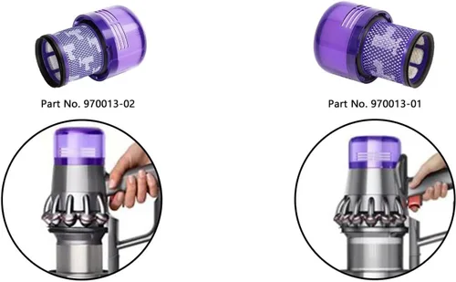 Miniatura 5 de BeNtli Piezas de repuesto para aspiradora, filtro de poste Hepa, filtros de vacío, número de pieza 970013-02, compatible con Dyson V11 Torque Drive