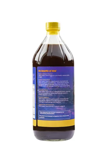 Miniatura 4 de Tahiti Trader Island Style - Jugo de noni de alta potencia – Jugo de fruta puro de noni fermentado en vinagre – Superalimento antioxidante orgánico