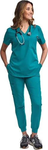 Miniatura 6 de Conjunto médico de enfermería GT 4FLEX para mujer, parte superior y pantalón