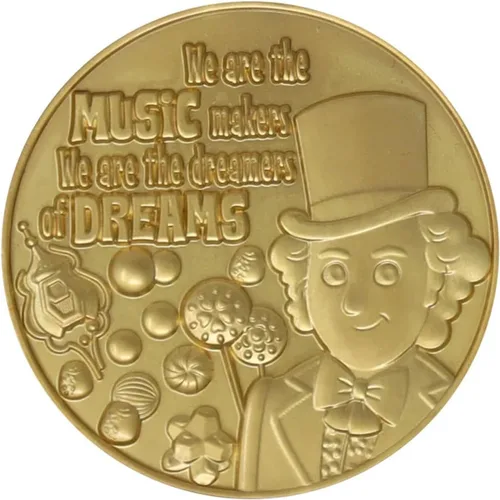 Miniatura 2 de Fanattik Willy Wonka and The Chocolate Factory - Moneda coleccionable de edición limitada
