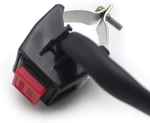 Miniatura 3 de SMT moto- universal Rojo 7/8" manubrio Engine Stop Buttom Kill Cortar Stop Switch botón utilizar en motocicletas ATVs Scooters Motos de nieve