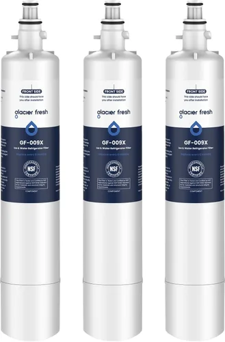 Miniatura 11 de GLACIER FRESH Filtro de agua de repuesto para refrigerador RPWFE, RPWF (chip integrado), compatible con GFE28GYNFS, GFE28GELDS, PFE28KELDS