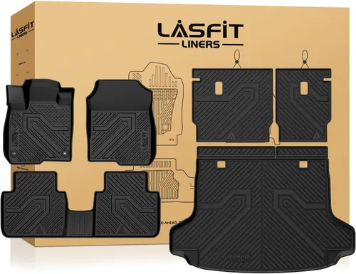 Miniatura 10 de LASFIT Tapete de maletero para Honda Civic Sedan 2022-2026 y Civic Sedan Hybrid 2025-2026, apto para todo tipo de clima, revestimiento de maletero