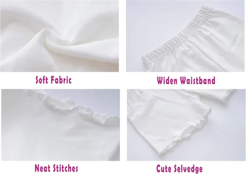 Miniatura 3 de Pantalones cortos para niñas, para usar debajo del vestido, pantalones cortos de bicicleta de baile para parque infantil, gimnasio, deportes,