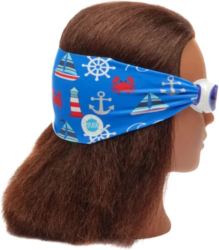 Miniatura 4 de Splash Place - Gafas de natación para niños con correa de tela Gafas de natación sin enredos para niños