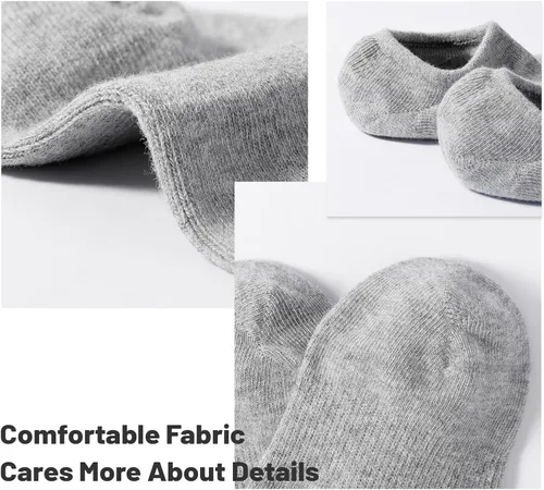 Miniatura 4 de IDEGG Calcetines invisibles para mujeres y hombres, de corte bajo al tobillo, cortos, antideslizantes, atléticos, para correr, novedosos