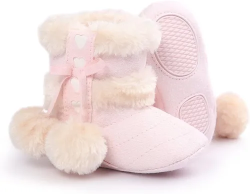 Miniatura 3 de Botas Estamico de invierno, con lazo, de nieve, de felpa, para niña