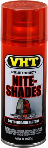VHT SP888 Nite-Shades - Recubrimiento de cubierta de lente - Pintura en aerosol roja - Lata de aerosol de 10 onzas Rojo