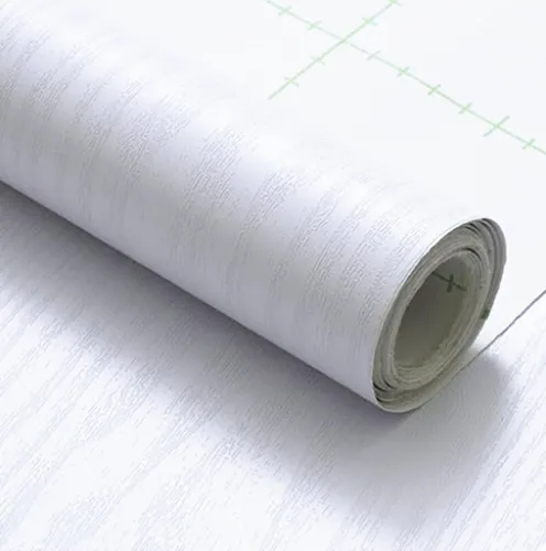 Miniatura 7 de REDODECO Papel adhesivo de grano de madera para despegar y pegar para muebles, papel tapiz para armarios, estantes, 15.8 x 98 pulgadas (marrón)