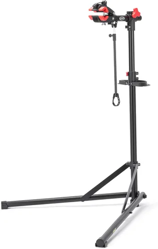 Miniatura 8 de CXWXC - Soporte de reparación de bicicleta con limpiador - Soporte de mantenimiento y mecánica para bicicletas en el hogar - Altura ajustable