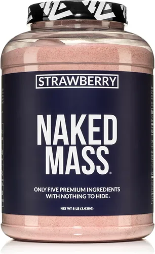 Miniatura 15 de Polvo de proteína natural para ganar masa muscular Naked Mass, 8 libras a granel, sin OMG, sin gluten, sin soya Sin Ingredientes Artificiales, 1250