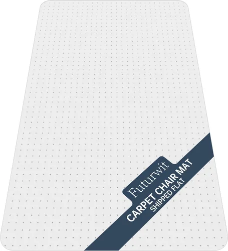 Miniatura 19 de Tapete para silla de escritorio para suelos duros, 48 x 30 pulgadas, protector transparente de oficina para madera dura, tapete de plástico de fácil