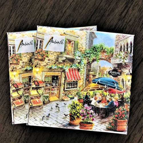 Miniatura 2 de Servilletas de café de 13 x 13 pulgadas, servilletas de panadería, servilletas de otoño, servilletas de papel de decoupage, servilletas de papel