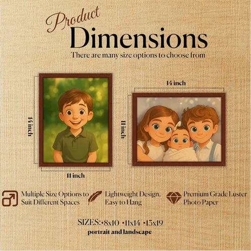 Miniatura 5 de Convierte tu foto en un retrato de estilo de dibujos animados 3D, obra de arte personalizada única, personaje personalizado de parejas, familia