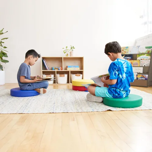 Miniatura 8 de ECR4Kids SoftZone Carry Me - Cojines de piso para asientos flexibles de aula, espuma de 3 pulgadas