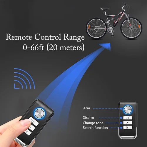 Miniatura 3 de Sistema de Alarma de Coche KCMYTONER, Alarma de Seguridad de 113dB con Sensor de Movimiento, Alarma Antirrobo para Vehículos, Luz LED Roja