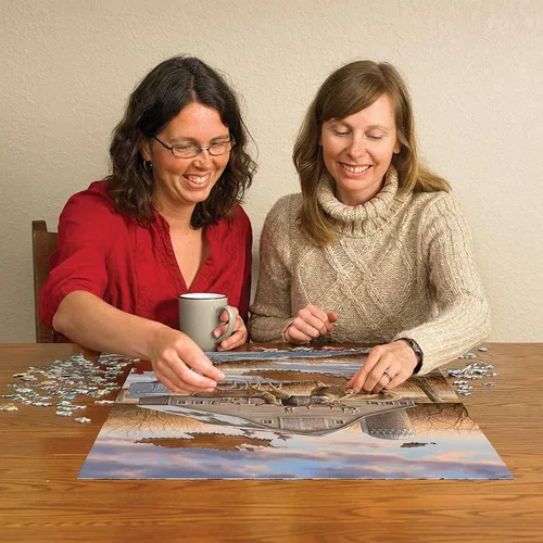 Miniatura 3 de Cobble Hill - Rompecabezas de 1000 piezas, ruta rural, póster de muestra incluido
