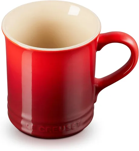 Miniatura 6 de Le Creuset Juego de 2 tazas de esmalte en acero con acabados metálicos y cerámica, 1.25 cuartos de galón de agua y (2) tazas de 14 onzas
