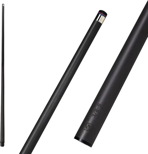 Eje de palo de taco de piscina de fibra de carbono 0.413 in/0.465 in/0.492 in, eje de palo de piscina de baja desviación, eje profesional de taco,