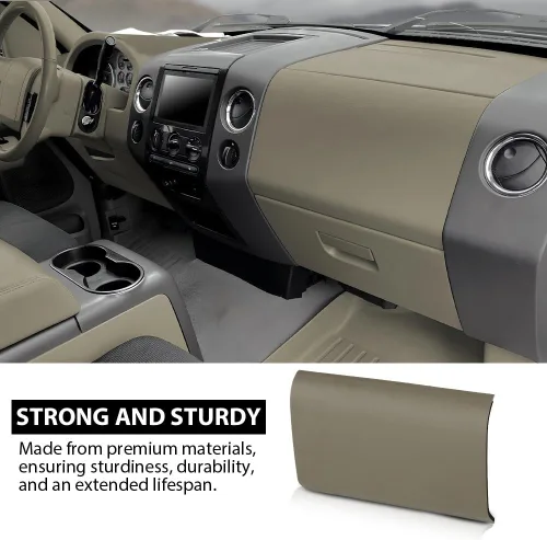 Miniatura 3 de G-PLUS Cubierta del Panel del Bisel del Tablero Lado del Pasajero Guantera Superior Compatible con Ford F150 2004 2005 2006 2007 2008 Beige
