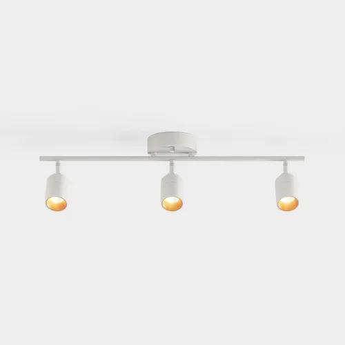 Miniatura 13 de Shura - Luz de pista blanca de 2 luces con cabezales ajustables, bombillas LED integradas, kit de iluminación de riel de 15 pulgadas, luz de techo