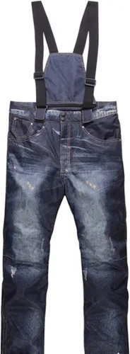 Miniatura 3 de PENER - Pantalón de esquí para hombre (tejido de imitación impermeable, con babero desmontable)