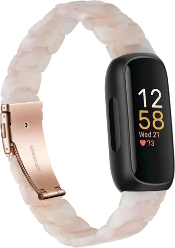 Miniatura 10 de Correa compatible con Fitbit Inspire 3 para mujeres, correa de reloj de resina de repuesto ajustable para Fitbit Inspire 3