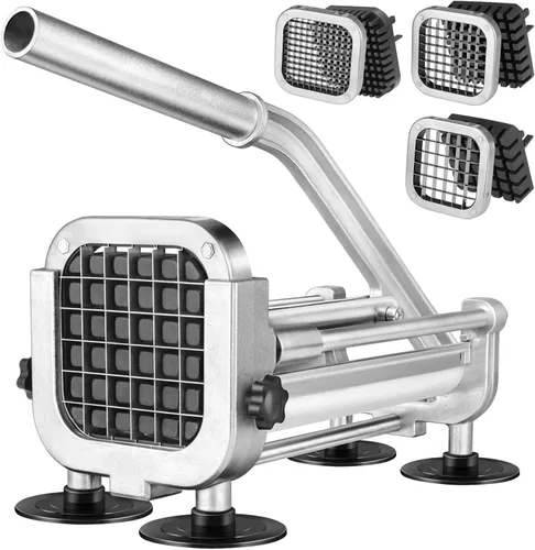 Miniatura 8 de Cortador de papas fritas, Ruooson - Cortador profesional de papas con cuchillas de acero inoxidable de 1/2 pulgada, ideal para papas enteras
