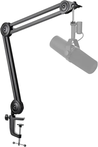 Miniatura 8 de FIFINE Soporte de Brazo para Micrófono, Soporte de Micrófono de Metal Resistente, Brazo de Suspensión de Tijera Ajustable para Grabación de Podcast
